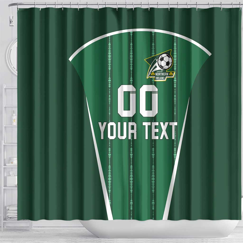 Custom Northern Ireland Football Shower Curtain Norn Iron Go Champions LT18