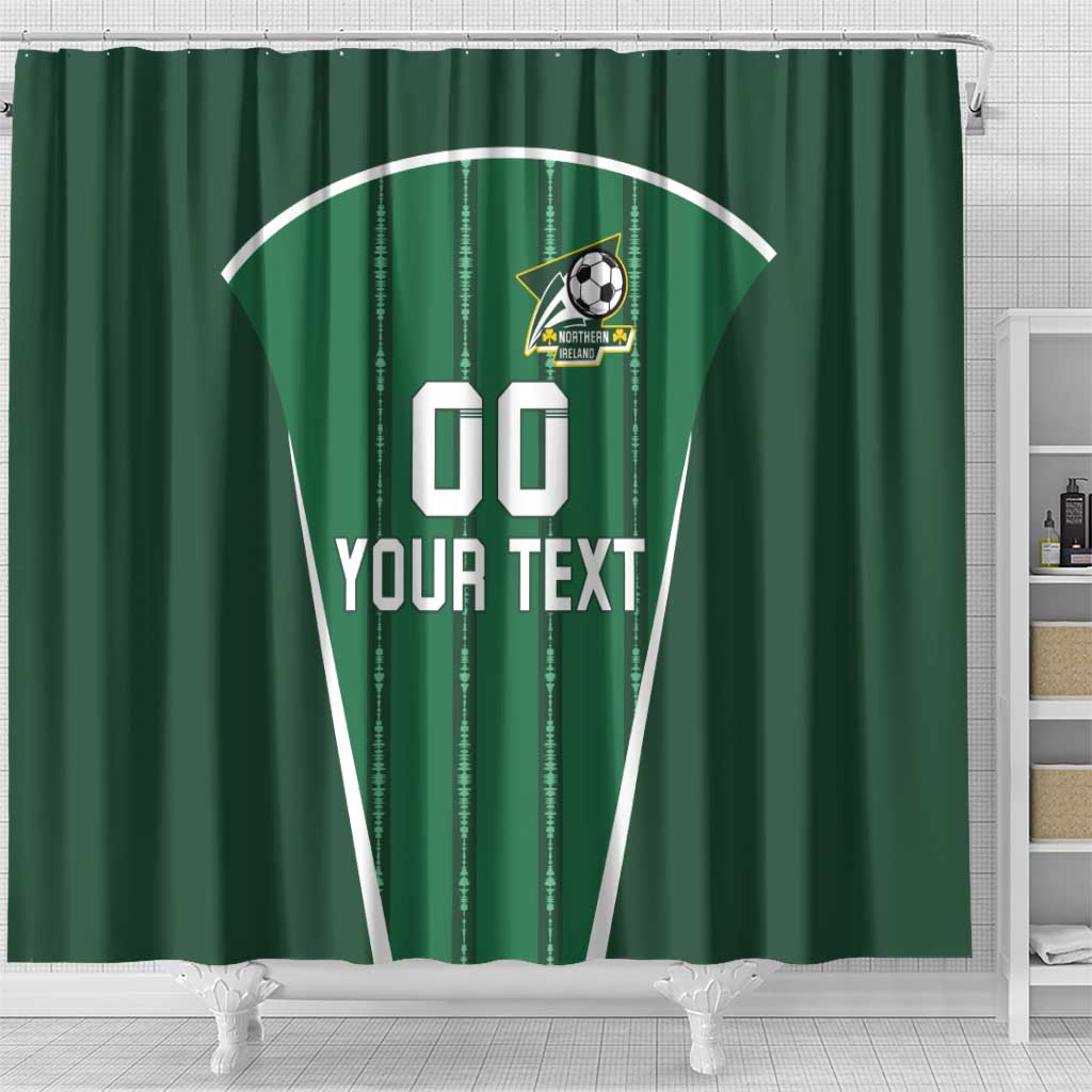 Custom Northern Ireland Football Shower Curtain Norn Iron Go Champions LT18