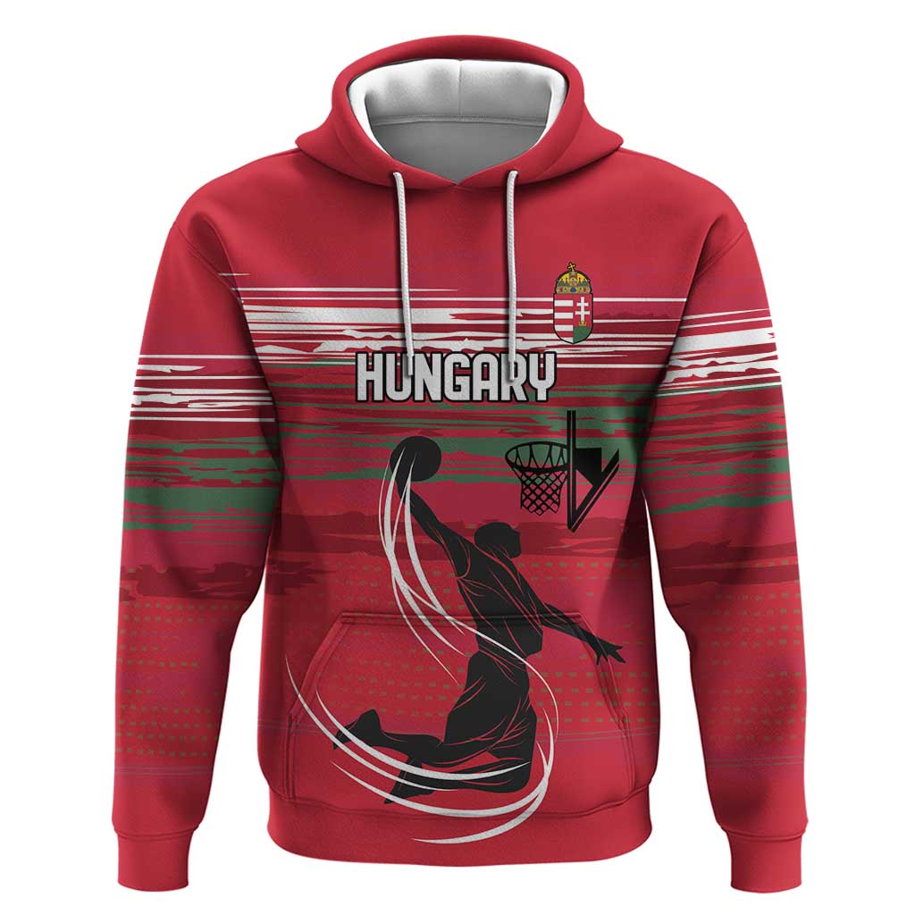Hungary Basketball Custom Hoodie Come On Magyars Grunge Style LT18