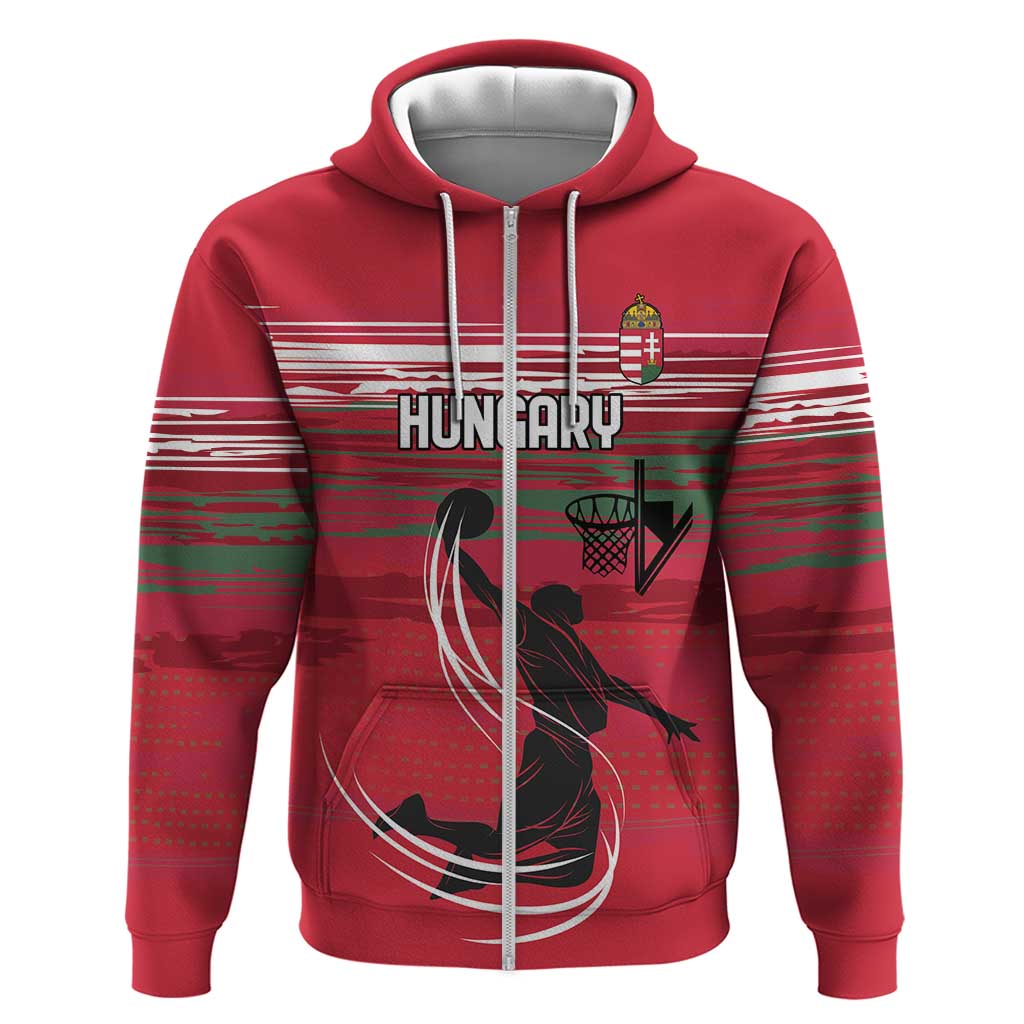 Hungary Basketball Custom Hoodie Come On Magyars Grunge Style LT18