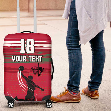 Hungary Basketball Custom Luggage Cover Come On Magyars Grunge Style LT18