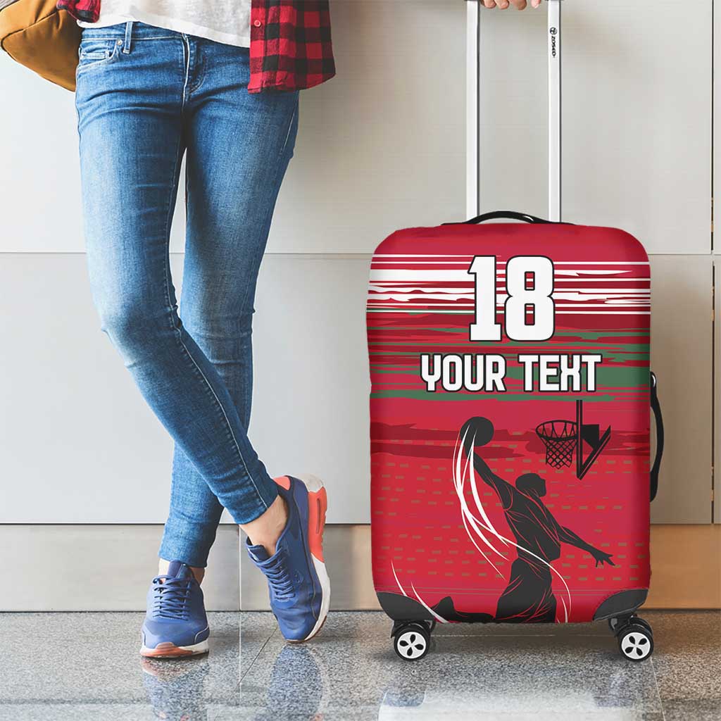 Hungary Basketball Custom Luggage Cover Come On Magyars Grunge Style LT18