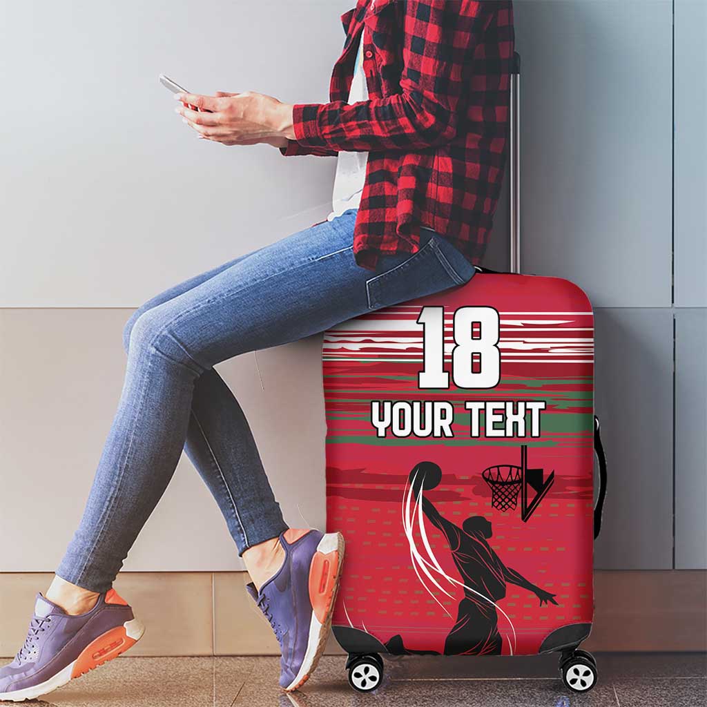 Hungary Basketball Custom Luggage Cover Come On Magyars Grunge Style LT18