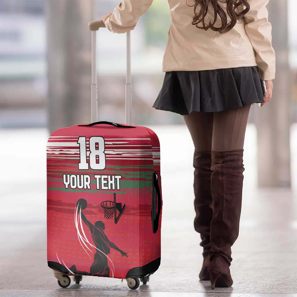 Hungary Basketball Custom Luggage Cover Come On Magyars Grunge Style LT18