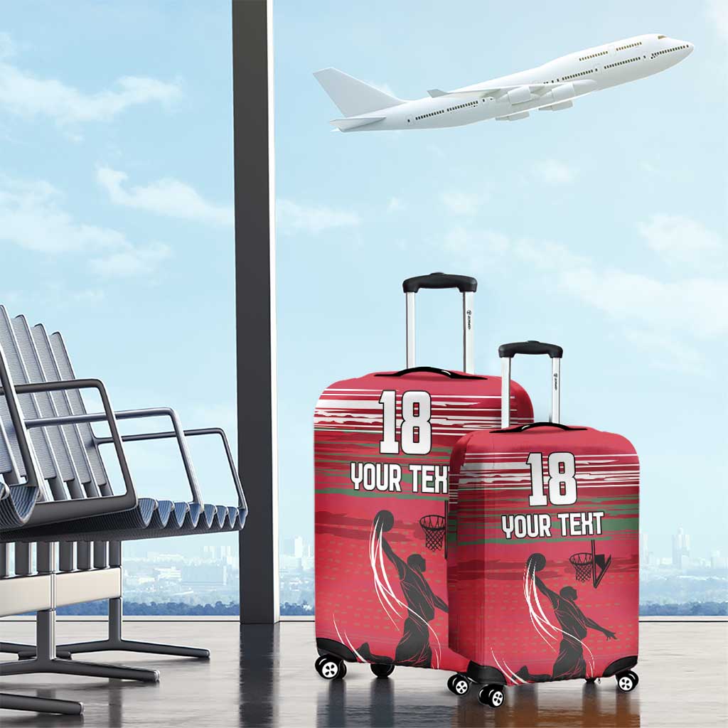 Hungary Basketball Custom Luggage Cover Come On Magyars Grunge Style LT18