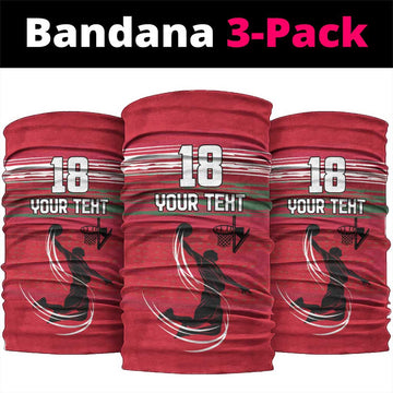 Hungary Basketball Custom Neck Gaiter Come On Magyars Grunge Style LT18