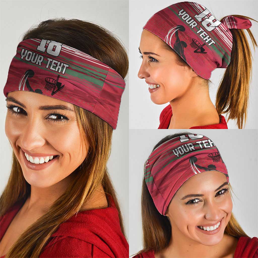 Hungary Basketball Custom Neck Gaiter Come On Magyars Grunge Style LT18
