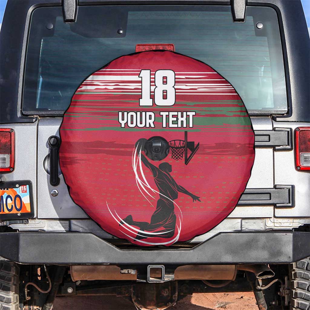 Hungary Basketball Custom Spare Tire Cover Come On Magyars Grunge Style LT18