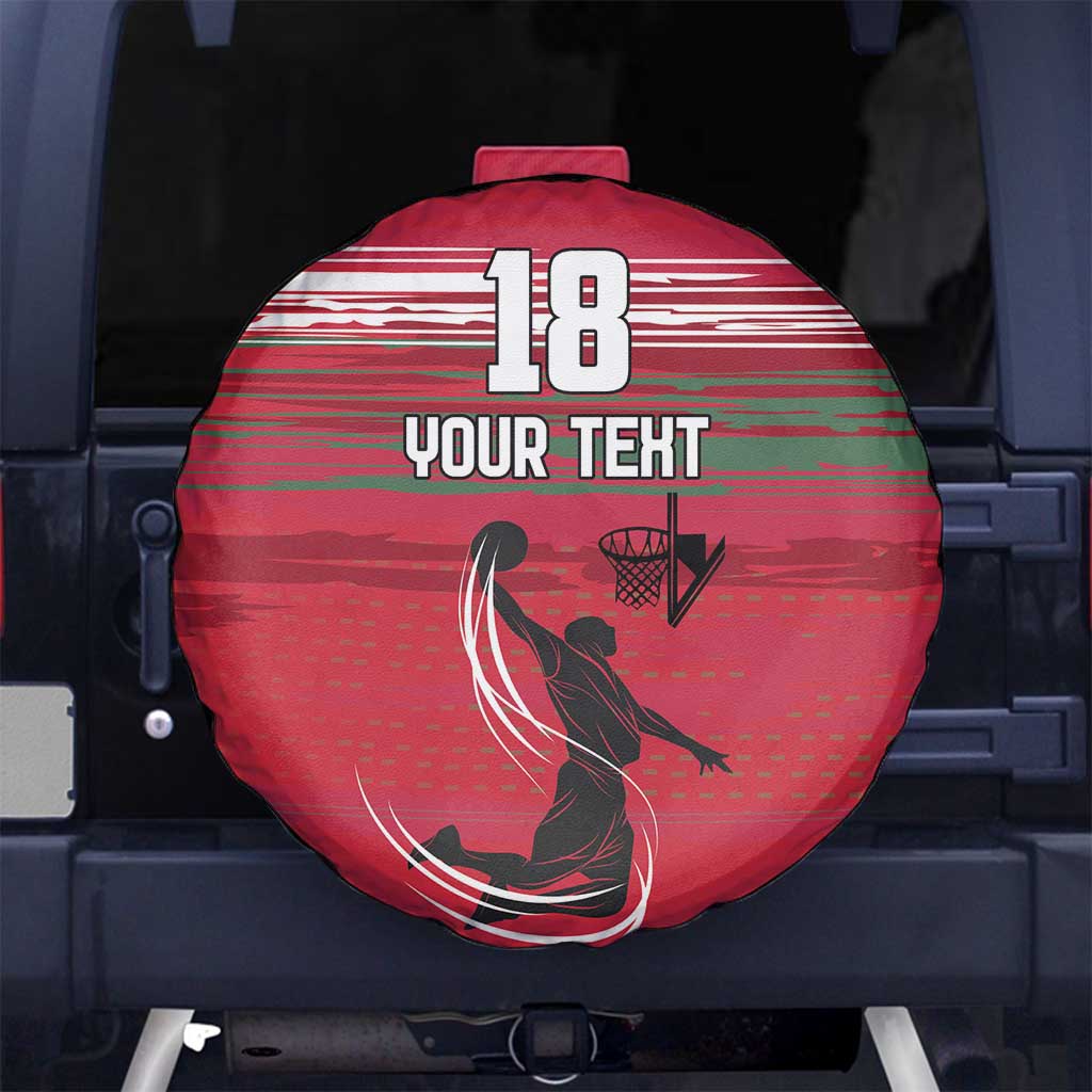 Hungary Basketball Custom Spare Tire Cover Come On Magyars Grunge Style LT18