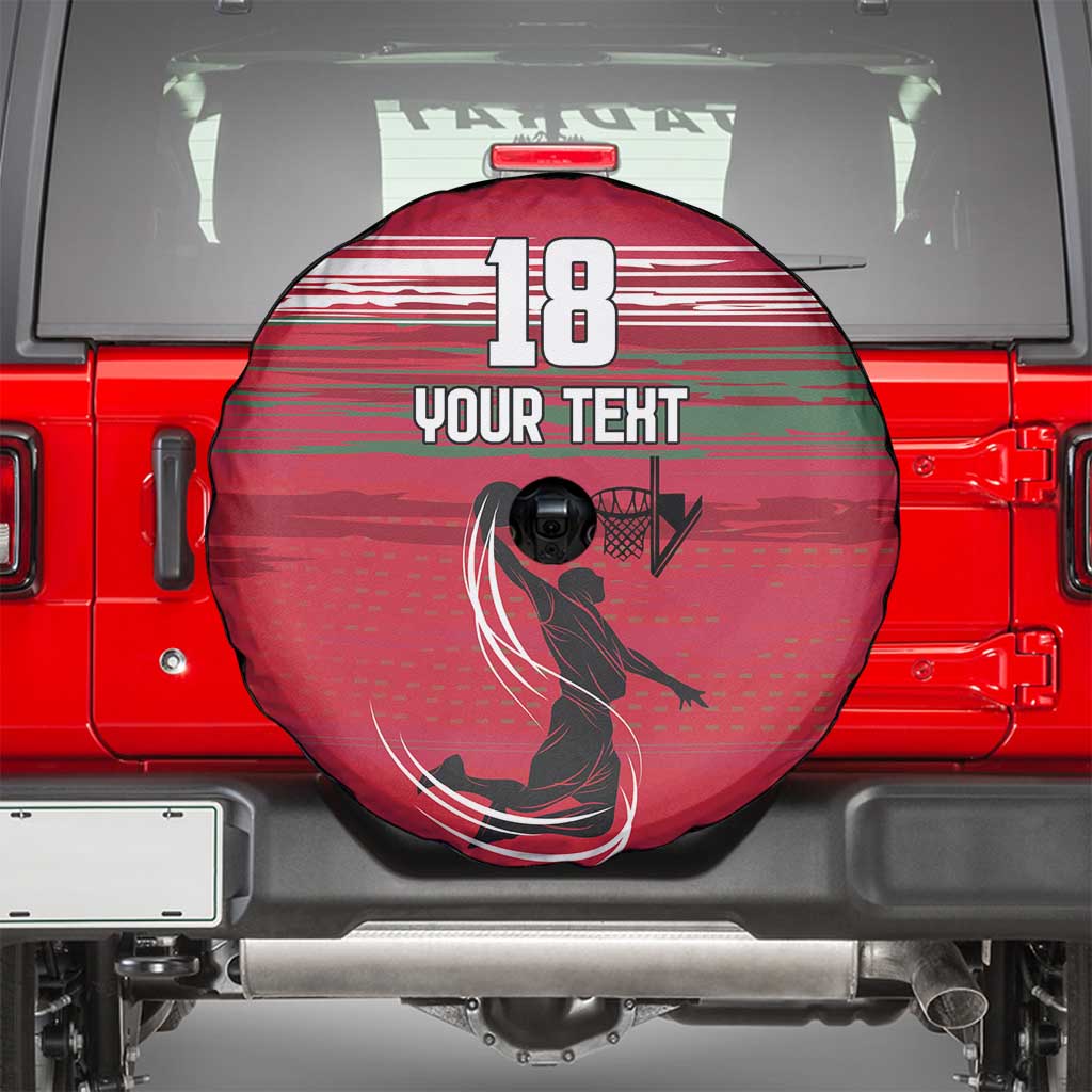 Hungary Basketball Custom Spare Tire Cover Come On Magyars Grunge Style LT18