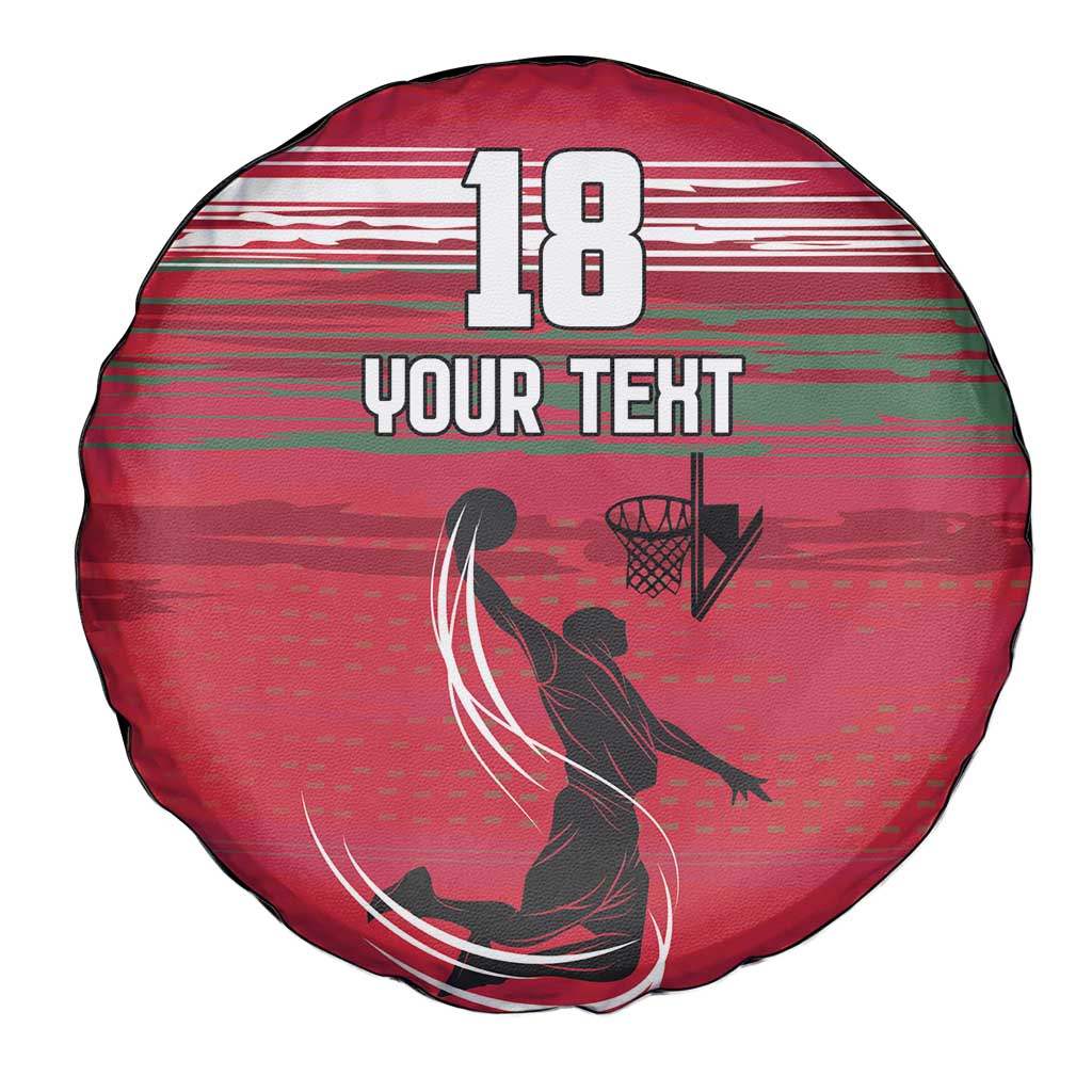 Hungary Basketball Custom Spare Tire Cover Come On Magyars Grunge Style LT18