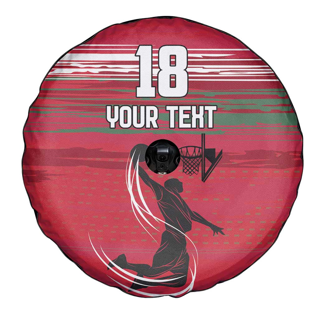Hungary Basketball Custom Spare Tire Cover Come On Magyars Grunge Style LT18