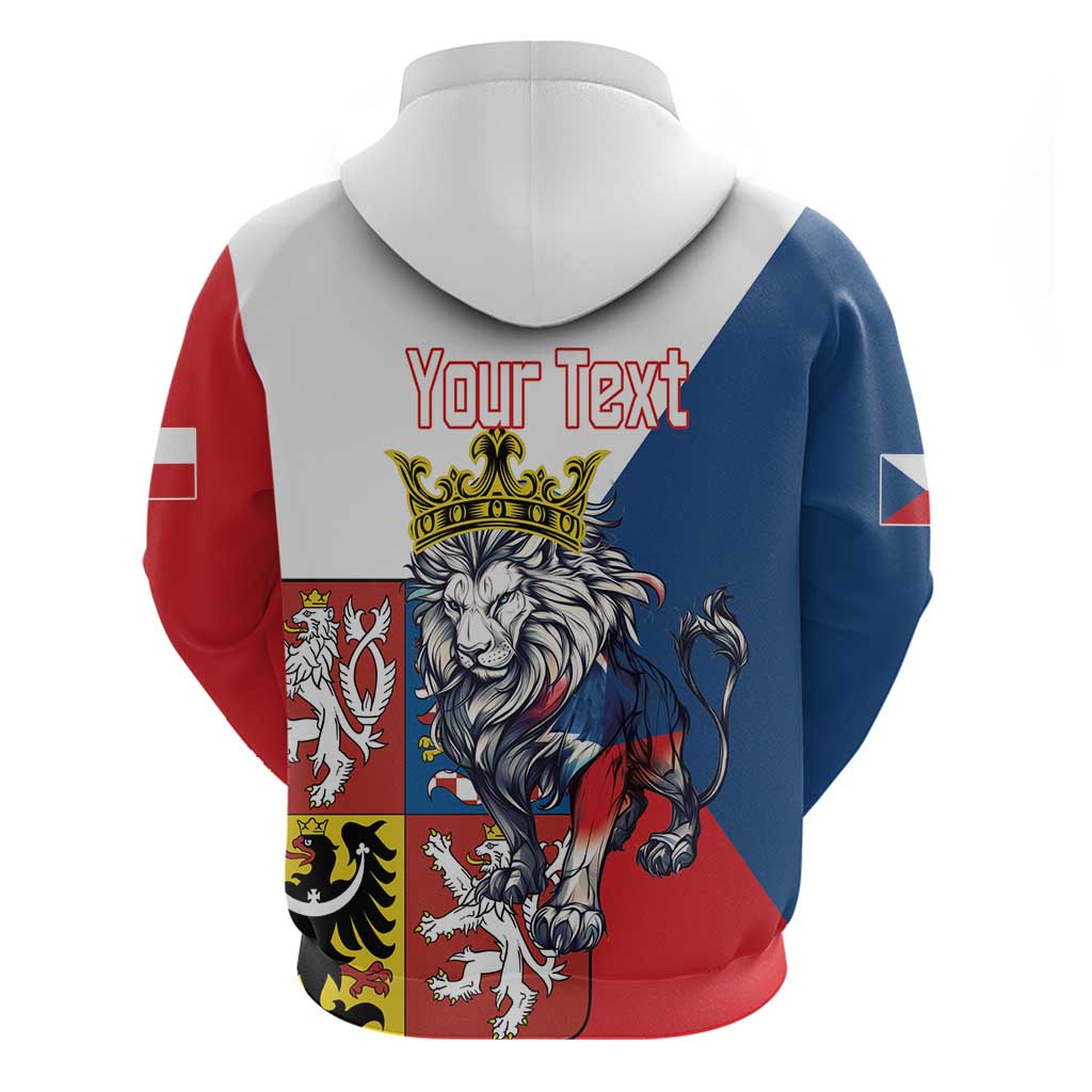 Personalized Czech Republic Restoration Day Hoodie Double-Tailed Lion Truth Prevails LT18