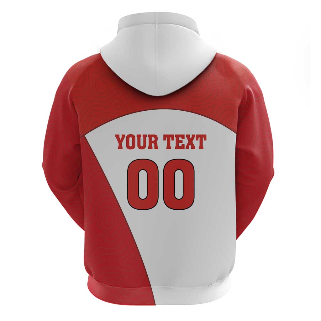 Custom England Football Hoodie Lion Mascot Sporty Version LT18