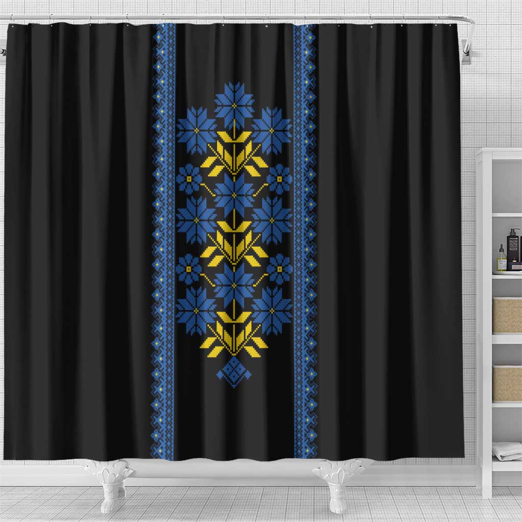 Ukraine Folk Patterns Shower Curtain Sporty Style LT18