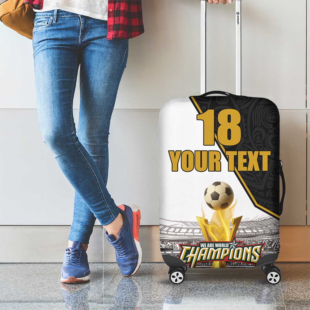 Custom Mexico Football Champion Luggage Cover Aztec Pattern LT18