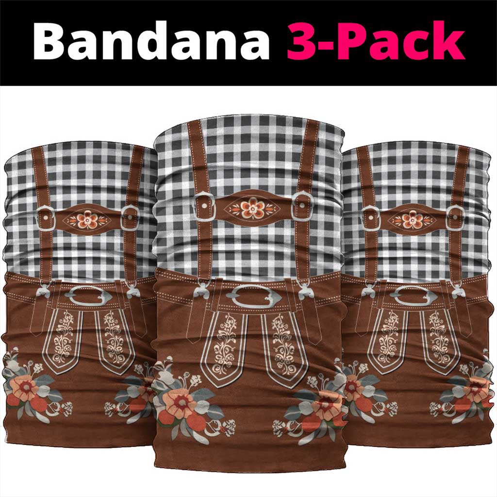 Oktoberfest Lederhosen Costume Neck Gaiter German Beer Festival LT18