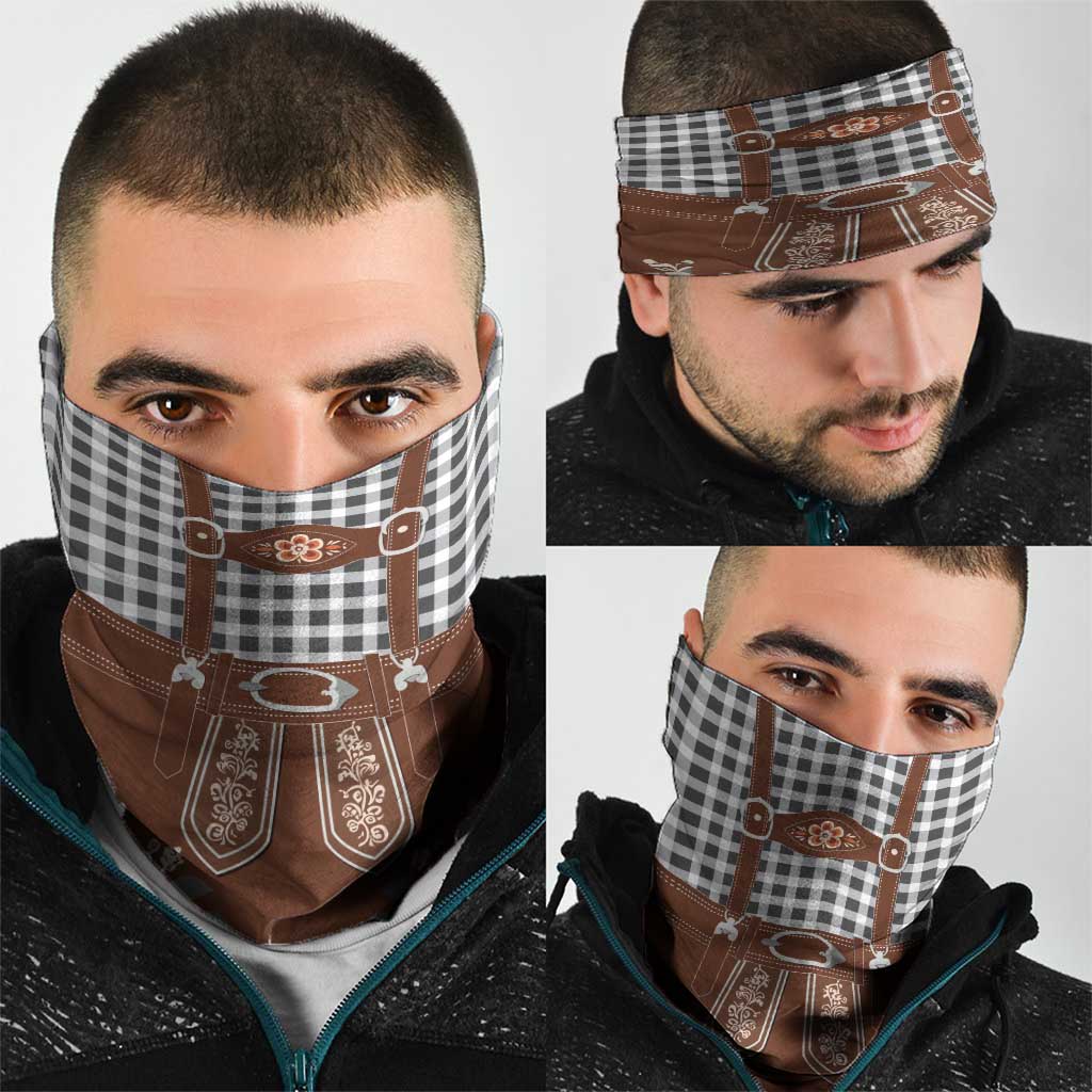 Oktoberfest Lederhosen Costume Neck Gaiter German Beer Festival LT18