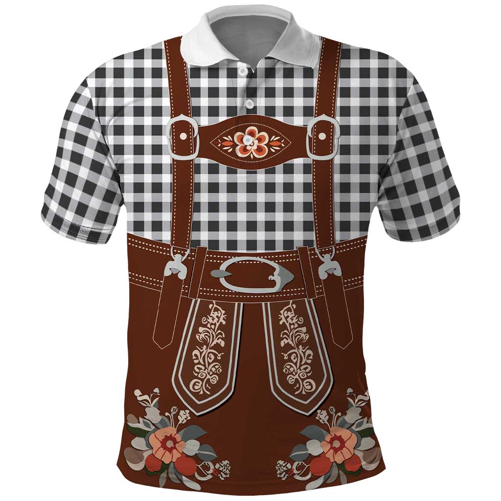 Oktoberfest Lederhosen Costume Polo Shirt German Beer Festival LT18