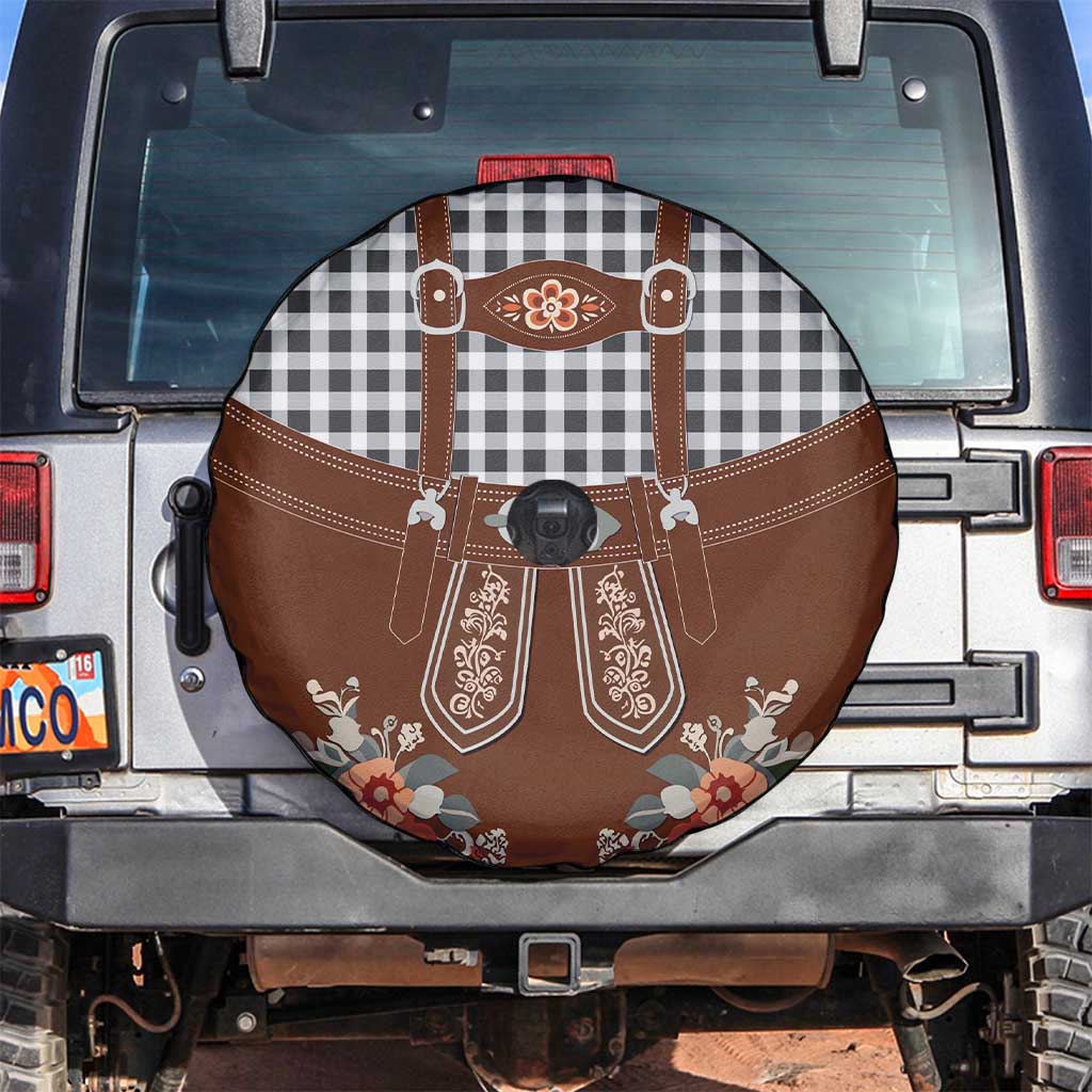 Oktoberfest Lederhosen Costume Spare Tire Cover German Beer Festival LT18