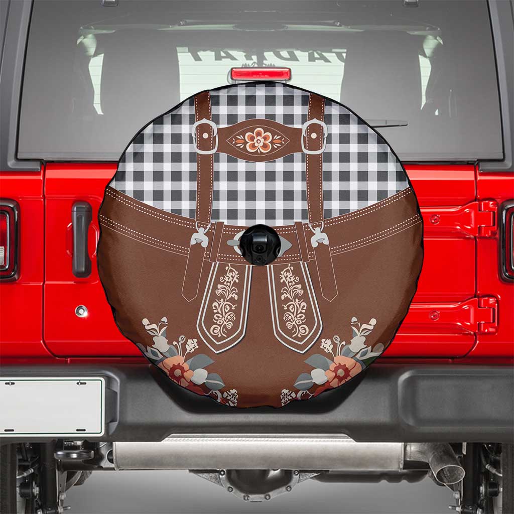 Oktoberfest Lederhosen Costume Spare Tire Cover German Beer Festival LT18