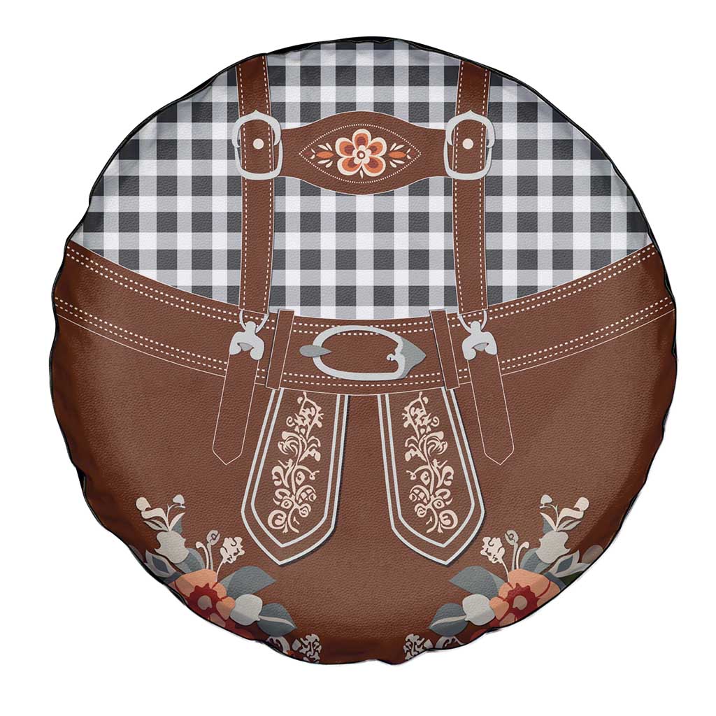 Oktoberfest Lederhosen Costume Spare Tire Cover German Beer Festival LT18