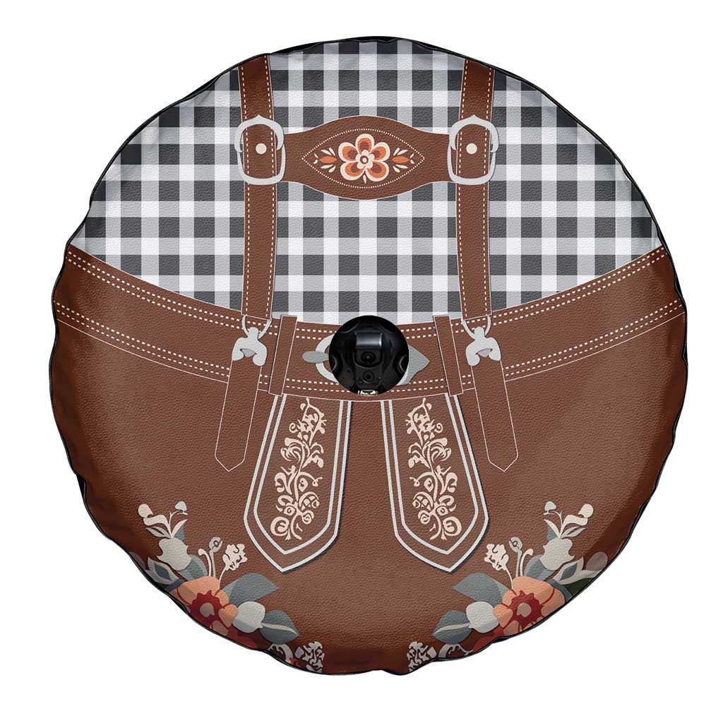 Oktoberfest Lederhosen Costume Spare Tire Cover German Beer Festival LT18
