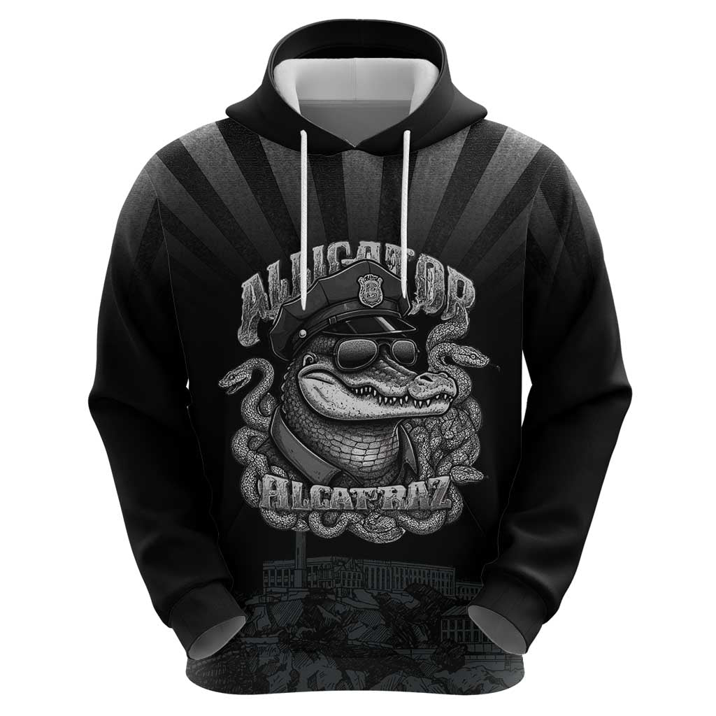 Alligator Alcatraz Police Hoodie Prison Florida Everglades LT18