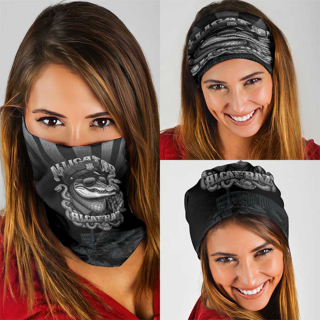 Alligator Alcatraz Police Neck Gaiter Prison Florida Everglades LT18