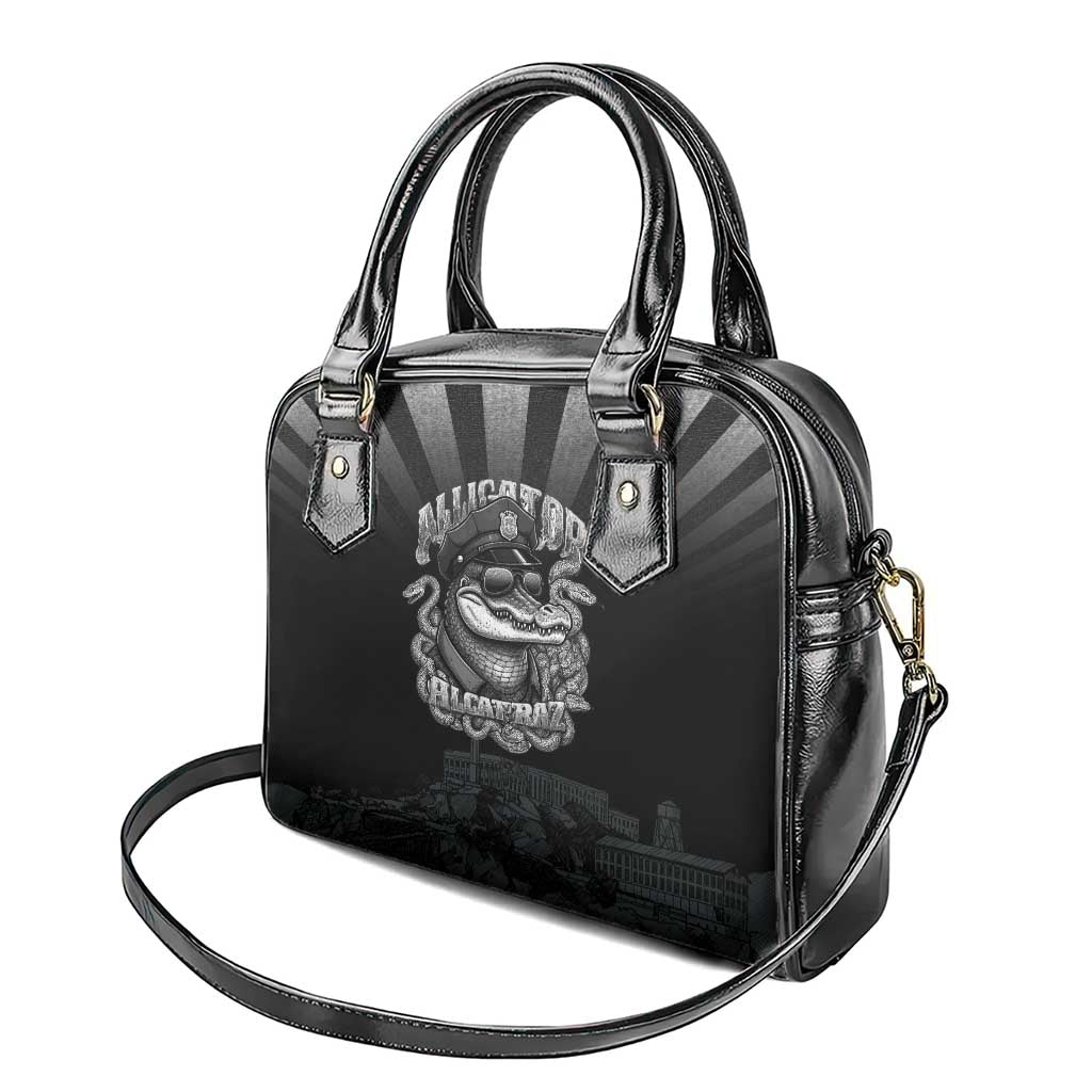 Alligator Alcatraz Police Shoulder Handbag Prison Florida Everglades LT18