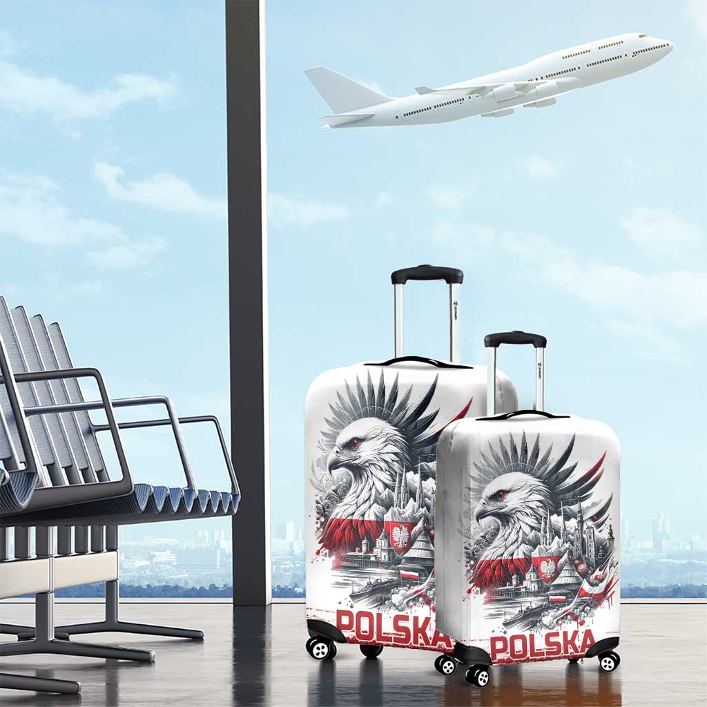 Poland Independence Day Luggage Cover Polska Eagle Proud To Be Polish LT18