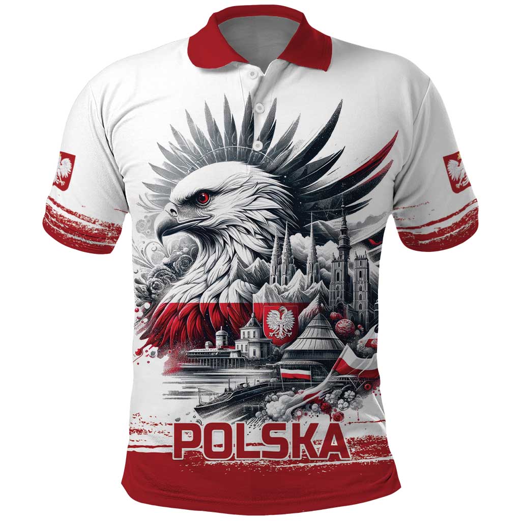 Poland Independence Day Polo Shirt Polska Eagle Proud To Be Polish LT18