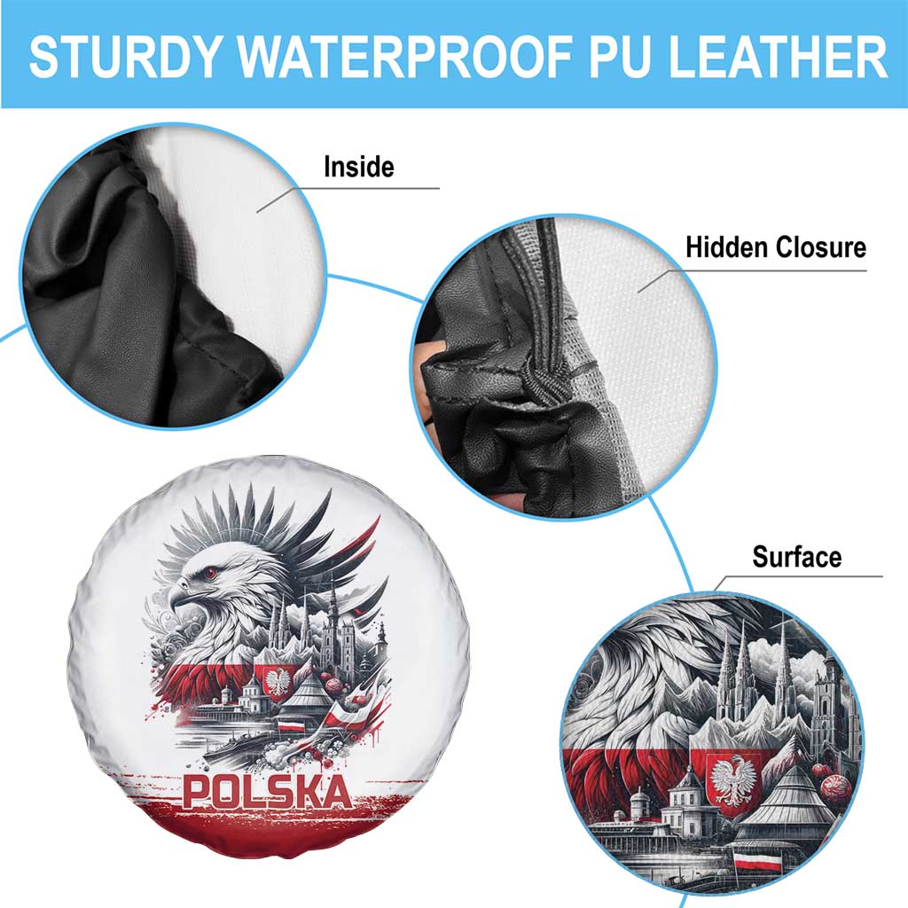 Poland Independence Day Spare Tire Cover Polska Eagle Proud To Be Polish LT18