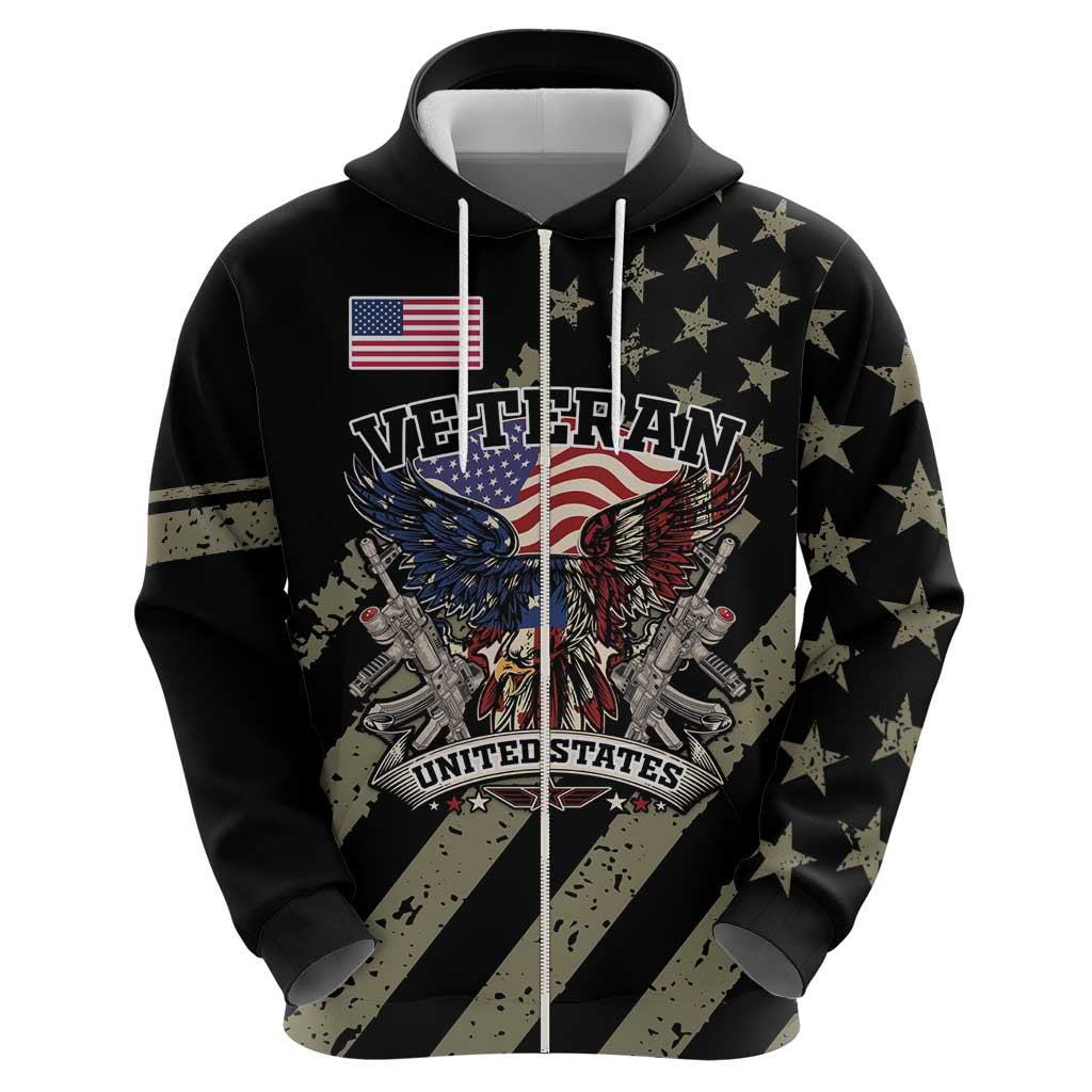 Custom Remembrance Day Hoodie American Eagle With USA Flags LT18
