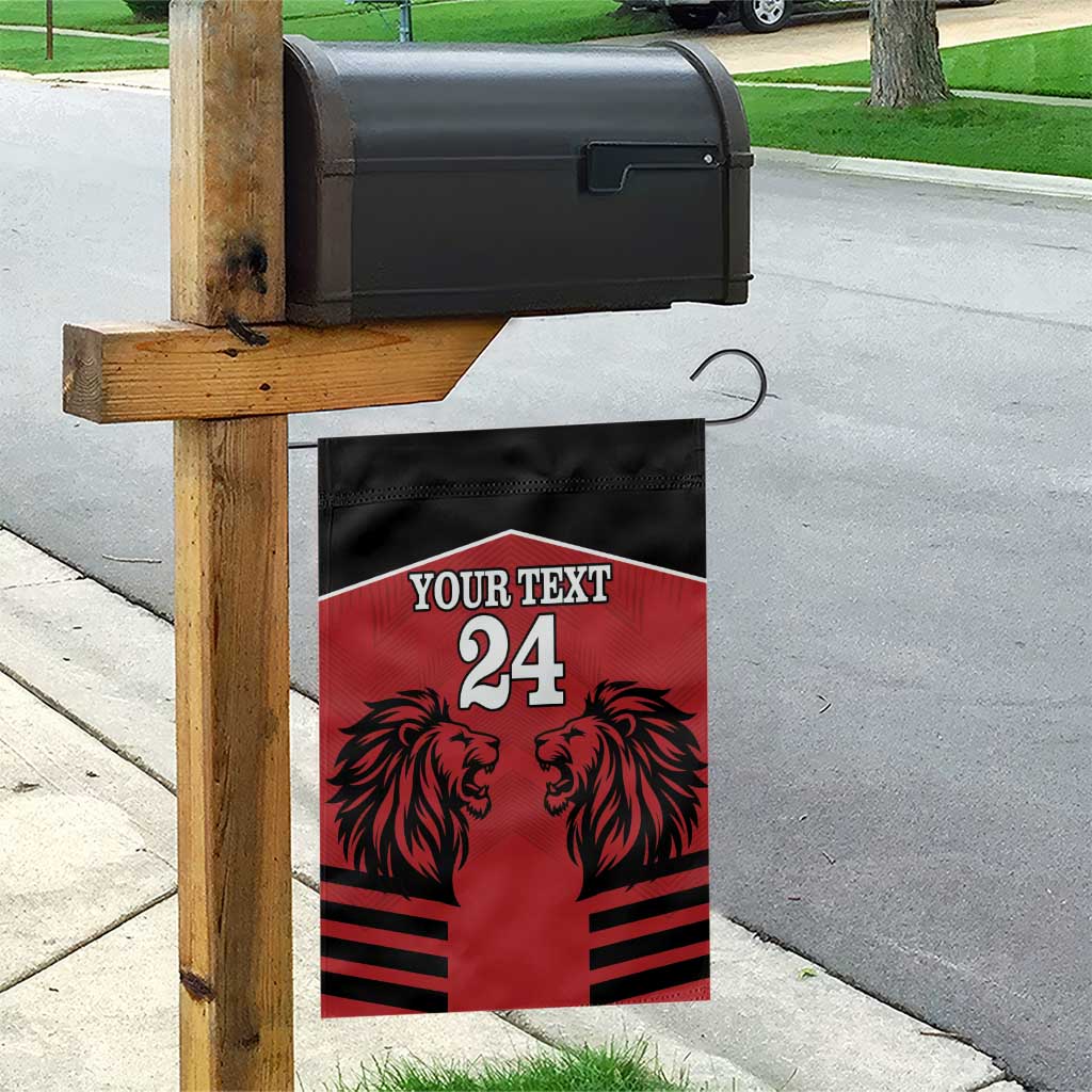 Custom Afro Kenya Rugby Garden Flag African Lion Head LT18