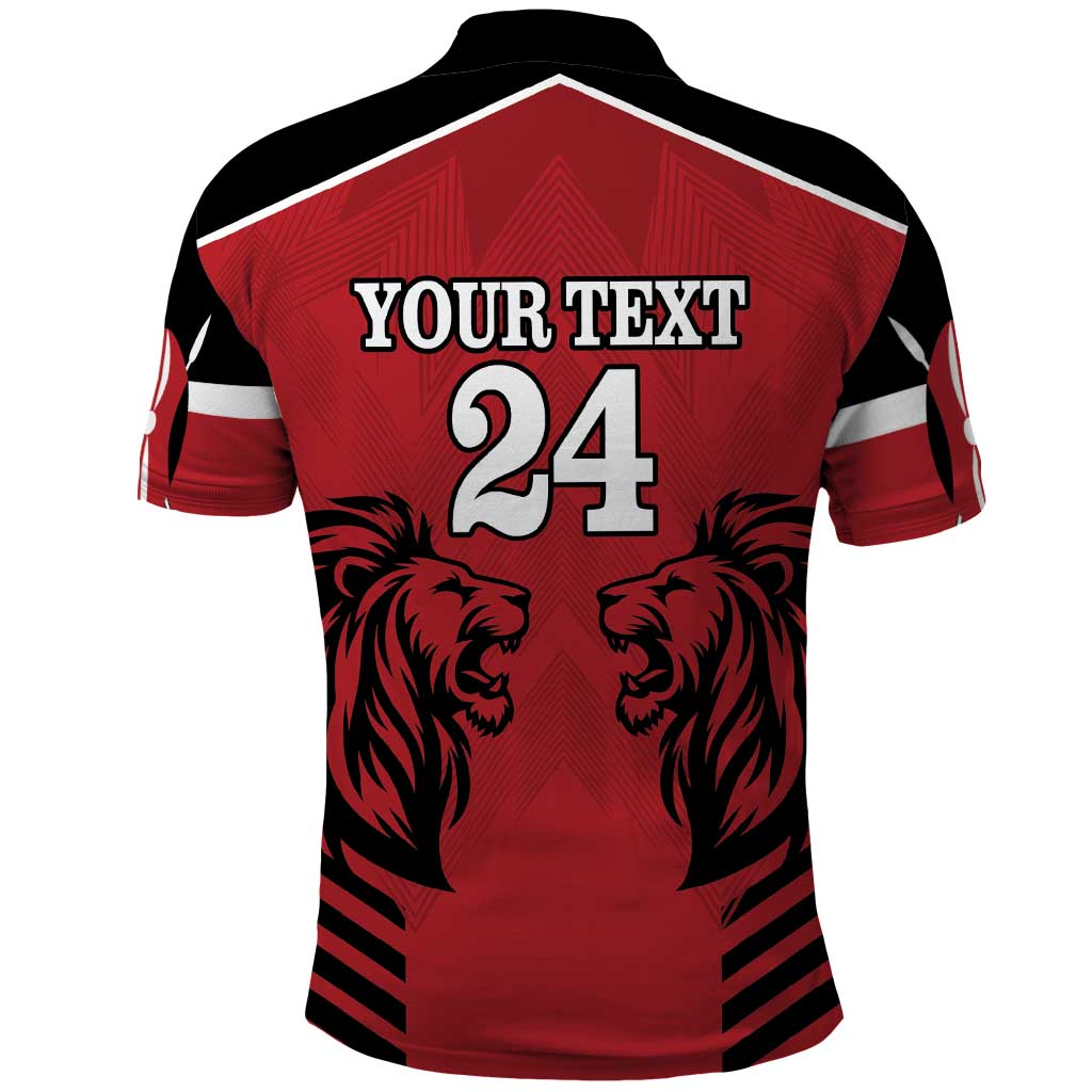 Custom Kenya Rugby Polo Shirt African Lion Unique Style LT18