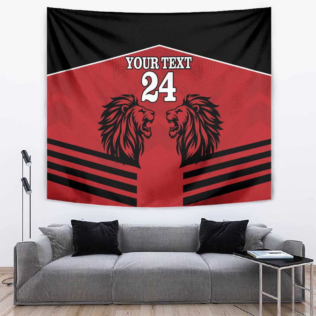 Custom Afro Kenya Rugby Tapestry African Lion Head LT18