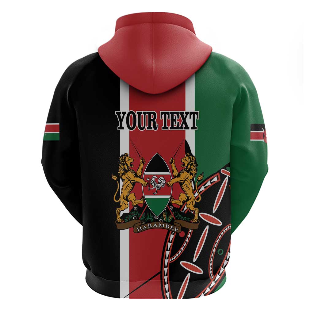 Personalized Kenya Independence Day Hoodie Let Us All Pull Together LT18