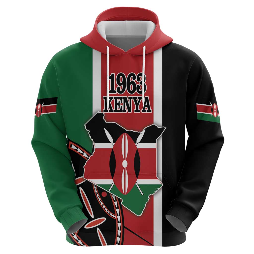 Personalized Kenya Independence Day Hoodie Let Us All Pull Together LT18
