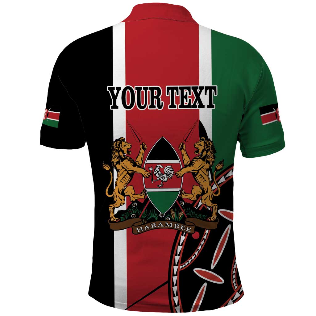 Personalized Kenya Independence Day Polo Shirt Let Us All Pull Together LT18
