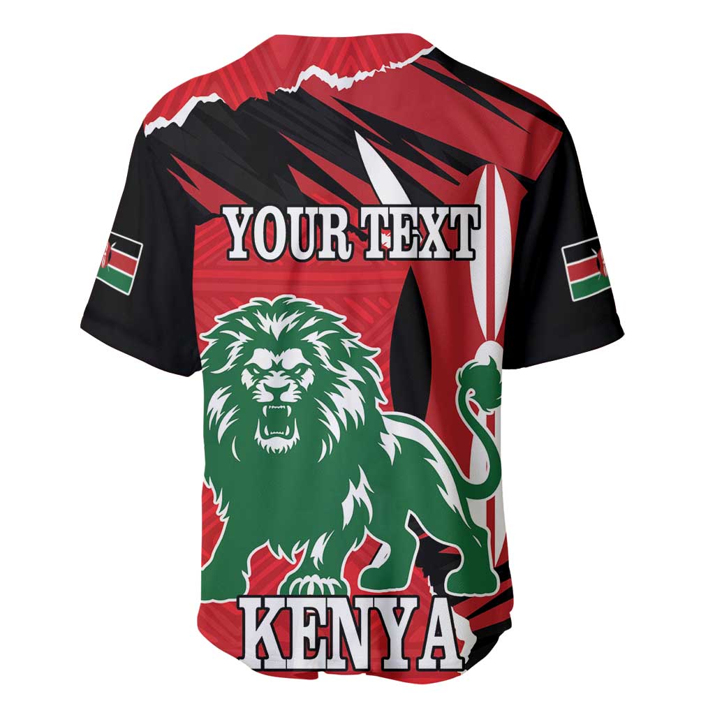 Personalized Jamhuri Day 1963 Baseball Jersey Angry Lion With African Shield LT18