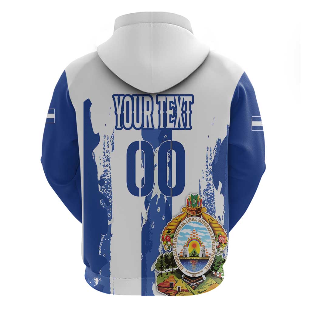 Custom Honduras Football Hoodie Los Catrachos Grunge Style LT18
