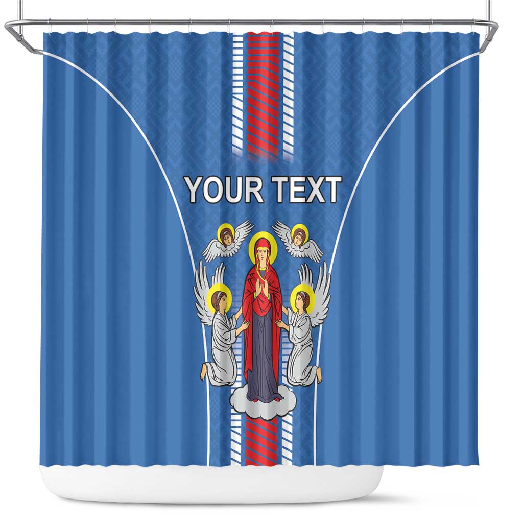 Personalized Belarus Shower Curtain Coat Of Arms Minsk Capital LT18