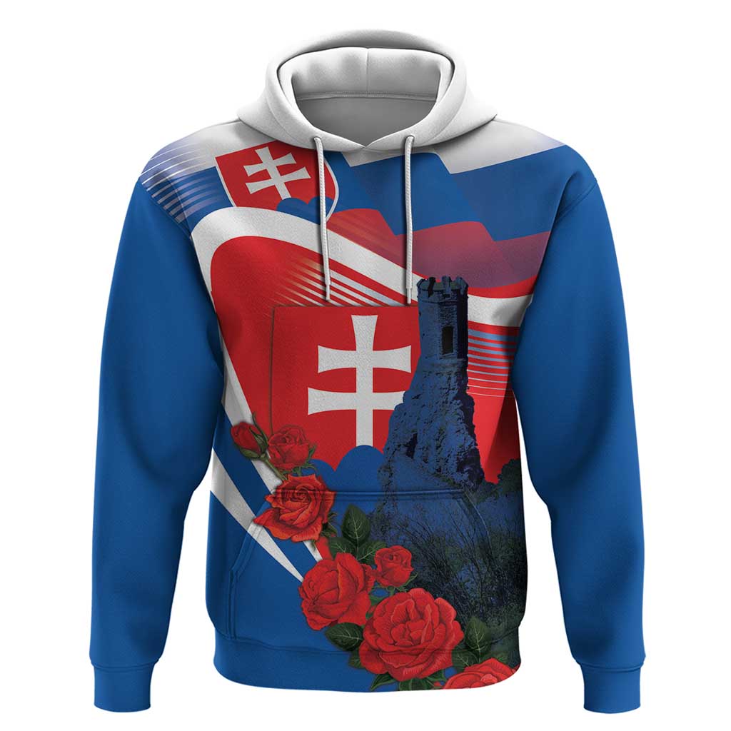 Slovakia Independence Day Hoodie Devín Castle Nad Tatrou sa blyska LT18