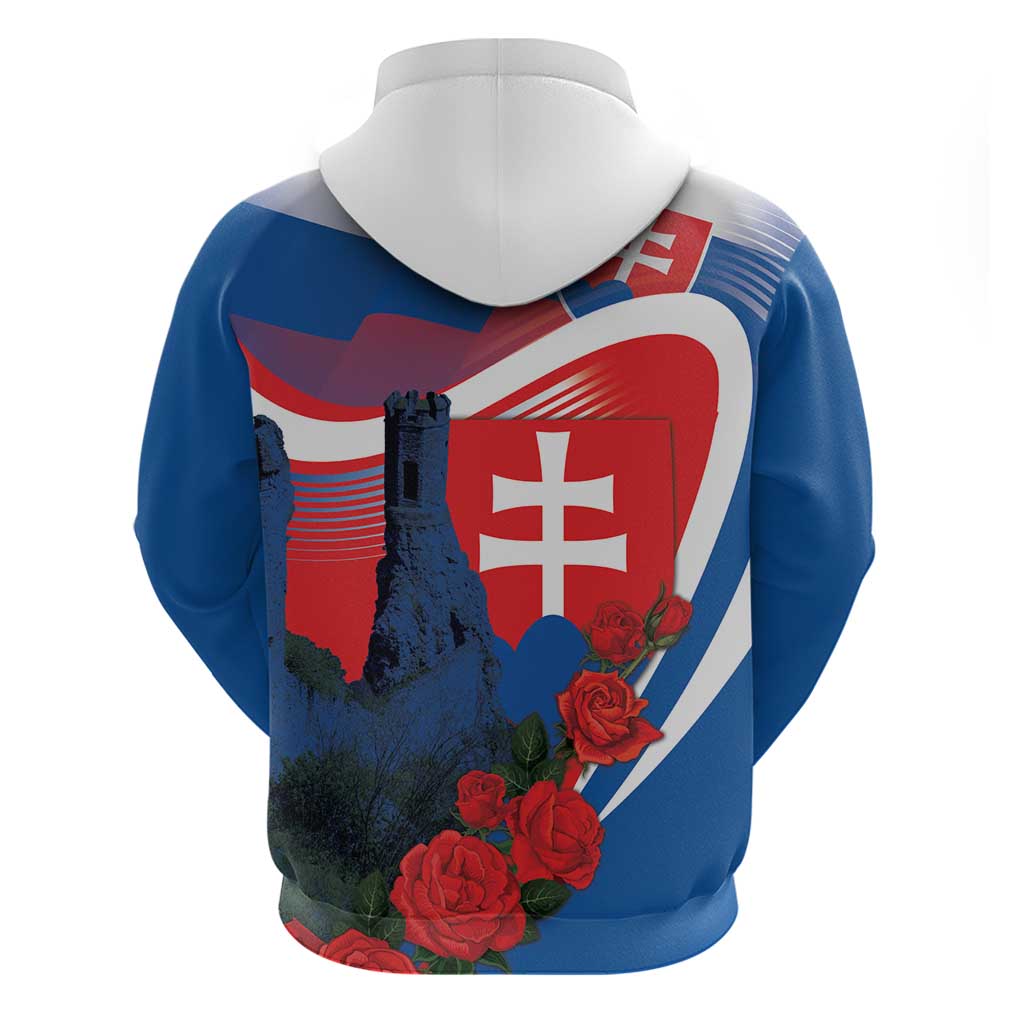 Slovakia Independence Day Hoodie Devín Castle Nad Tatrou sa blyska LT18