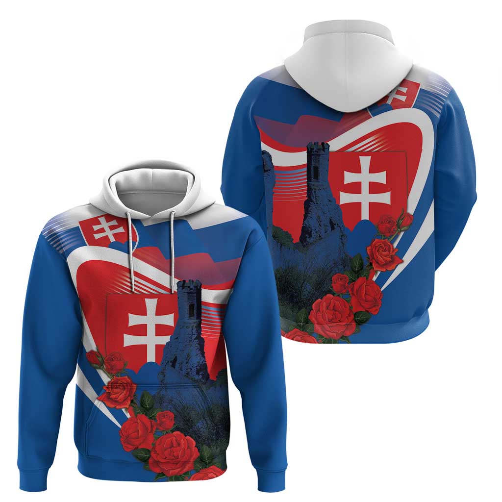 Slovakia Independence Day Hoodie Devín Castle Nad Tatrou sa blyska LT18