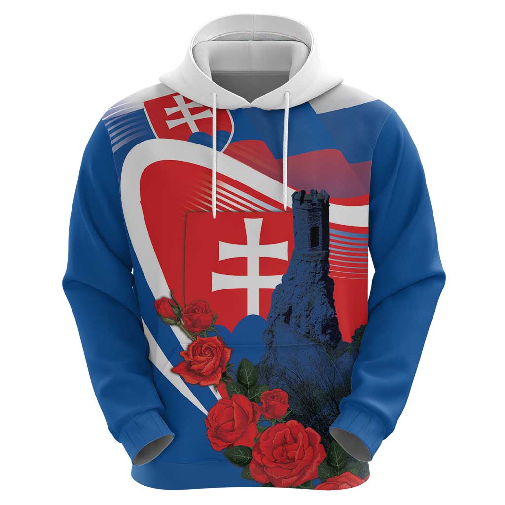 Slovakia Independence Day Hoodie Devín Castle Nad Tatrou sa blyska LT18