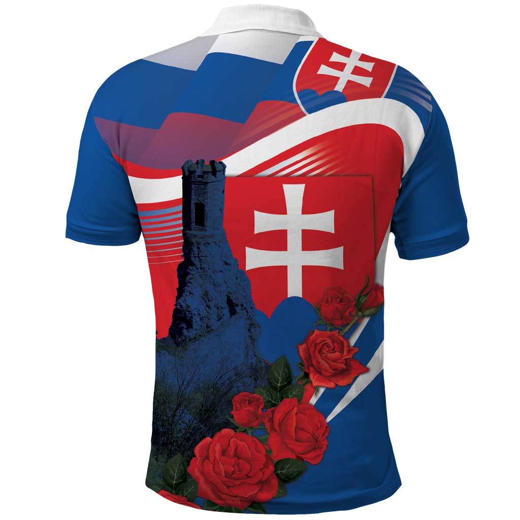 Slovakia Independence Day Polo Shirt Devín Castle Nad Tatrou sa blyska LT18