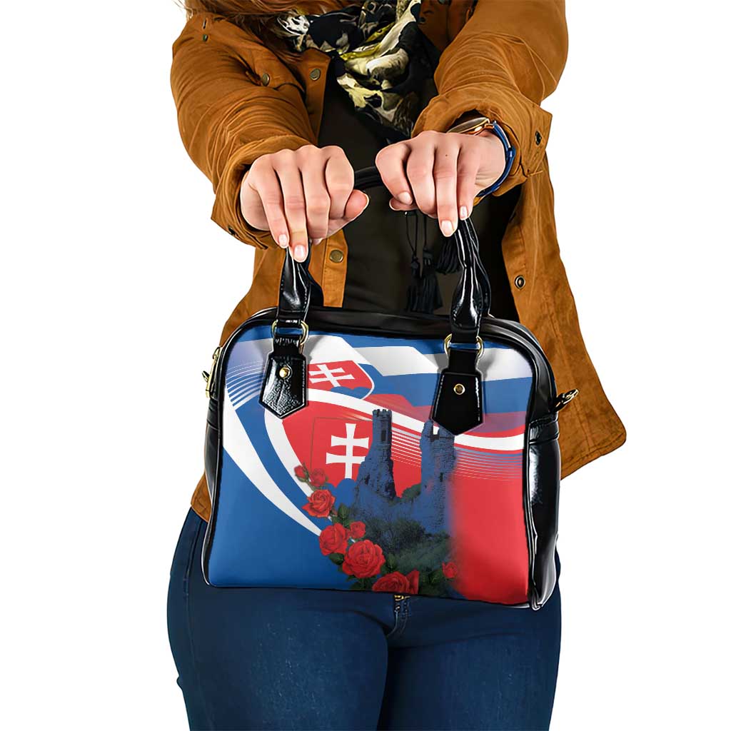 Slovakia Independence Day Shoulder Handbag Devín Castle Nad Tatrou sa blyska LT18