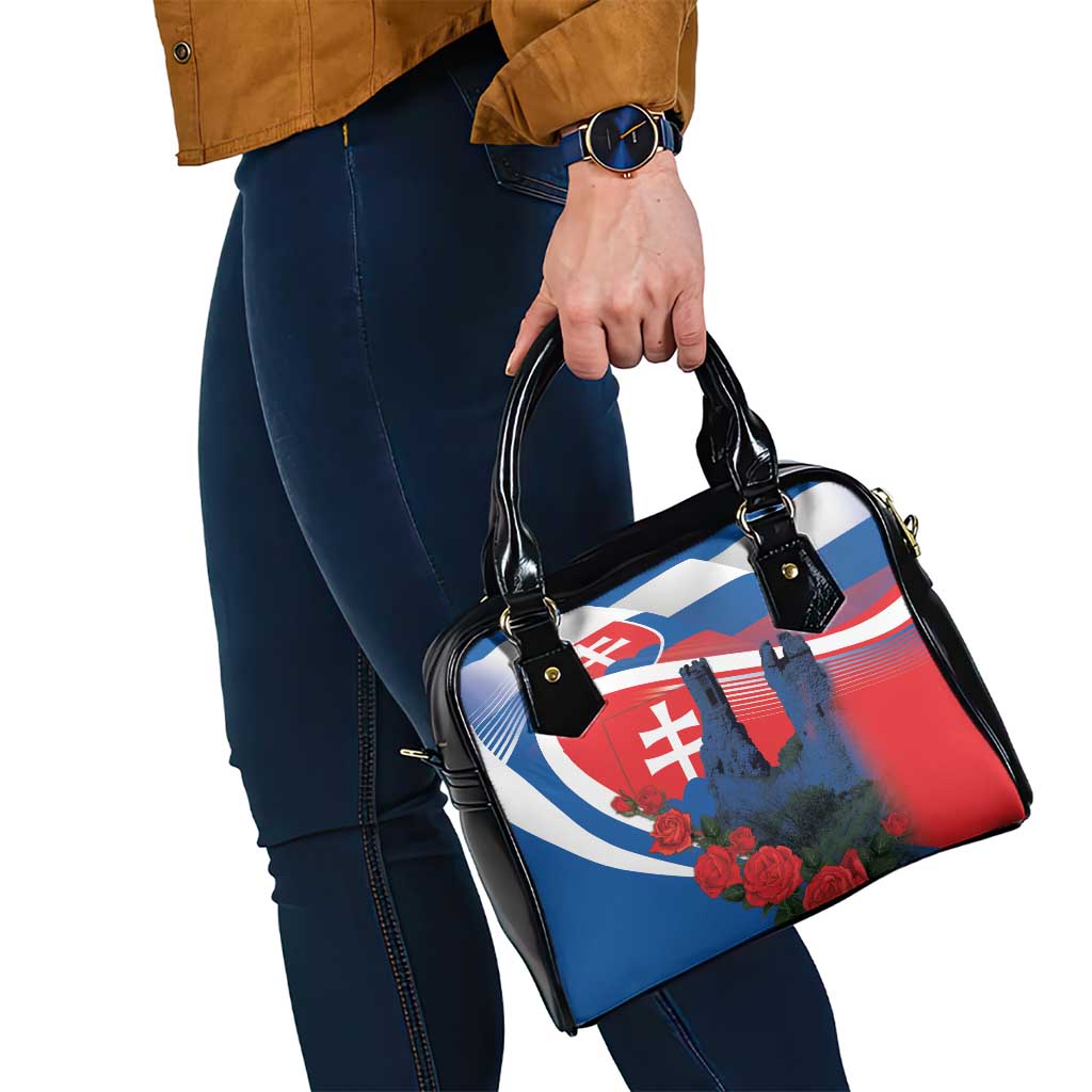 Slovakia Independence Day Shoulder Handbag Devín Castle Nad Tatrou sa blyska LT18